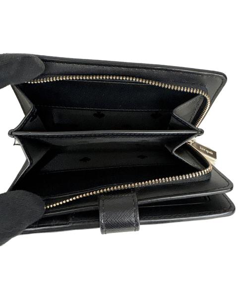 Kate Spade（ケイトスペード）Kate Spade (ケイトスペード) 2つ折り財布 ブラックの古着・服飾アイテム