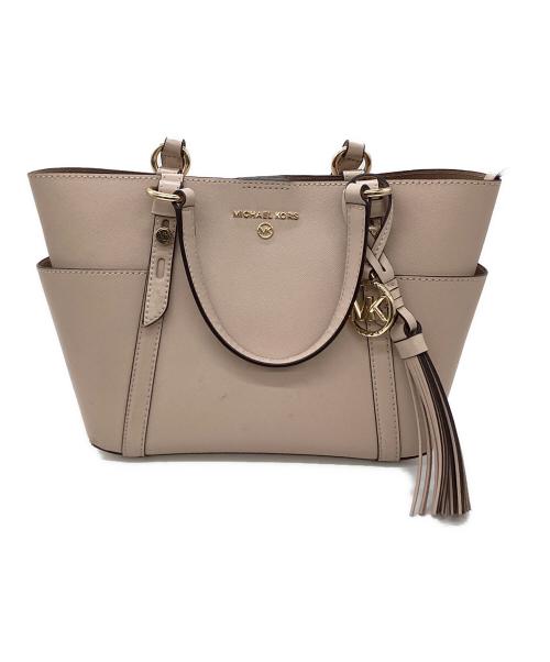 MICHAEL KORS（マイケル・コース）MICHAEL KORS (マイケルコース) ハンドバッグ ピンクの古着・服飾アイテム