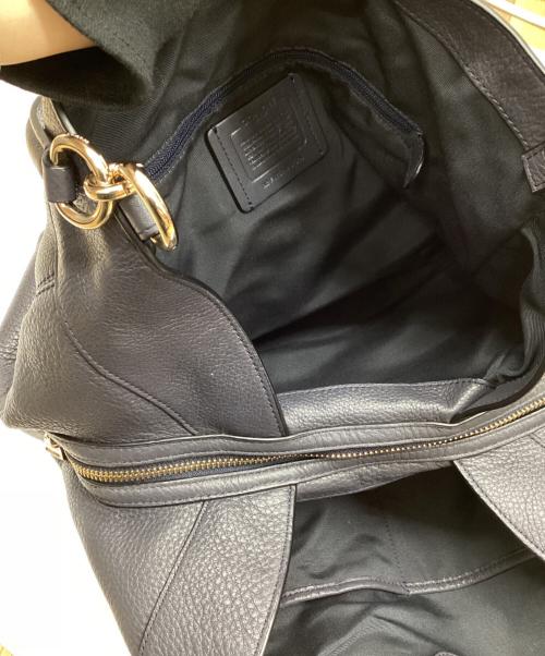 COACH（コーチ）COACH (コーチ) ハンドバッグ ネイビーの古着・服飾アイテム