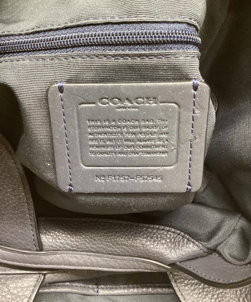 COACH（コーチ）COACH (コーチ) ハンドバッグ ネイビーの古着・服飾アイテム