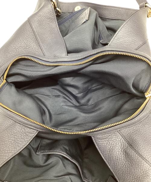 COACH（コーチ）COACH (コーチ) ハンドバッグ ネイビーの古着・服飾アイテム