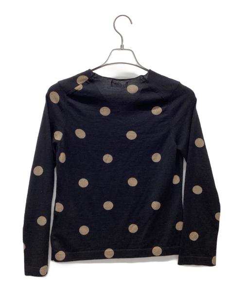 ROBE DE CHAMBRE COMME DES GARCONS（ローブドシャンブル コムデギャルソン）ROBE DE CHAMBRE COMME DES GARCONS (ローブドシャンブル コムデギャルソン) ニット ブラック サイズ:-の古着・服飾アイテム