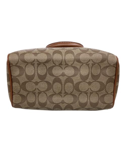 COACH（コーチ）COACH (コーチ) ミニボストンバッグ ブラウンの古着・服飾アイテム