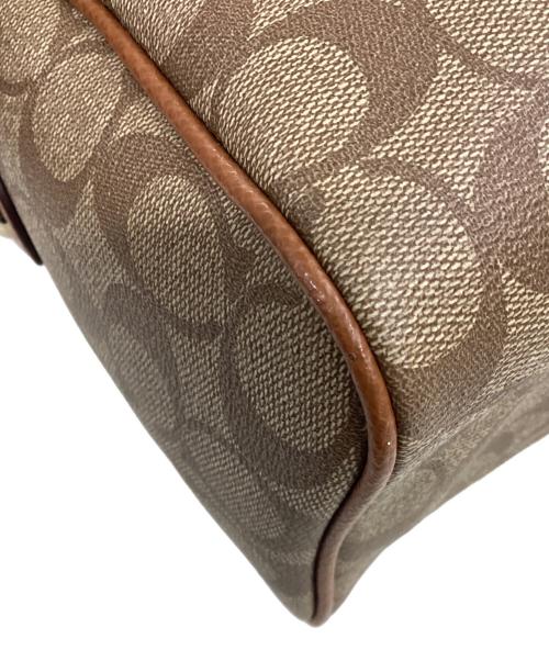 COACH（コーチ）COACH (コーチ) ミニボストンバッグ ブラウンの古着・服飾アイテム