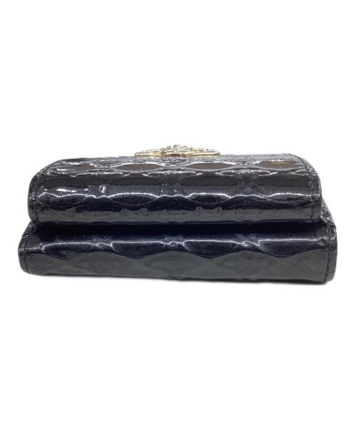 Vivienne Westwood（ヴィヴィアンウエストウッド）Vivienne Westwood (ヴィヴィアンウエストウッド) 3つ折り財布 ブラックの古着・服飾アイテム