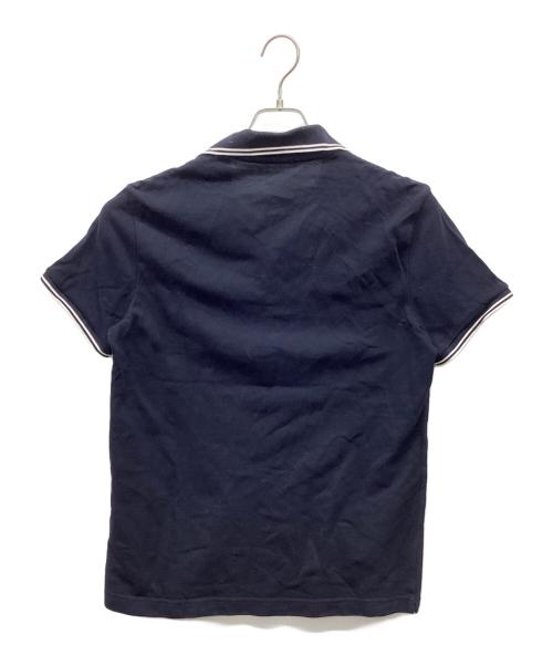 MONCLER（モンクレール）MONCLER (モンクレール) ポロシャツ ネイビー サイズ:Sの古着・服飾アイテム