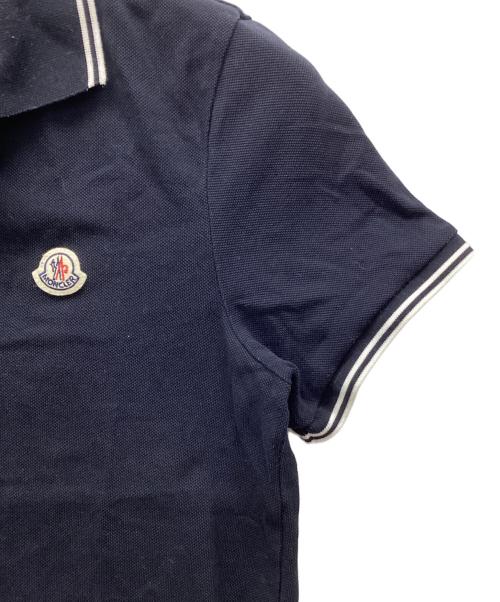 MONCLER（モンクレール）MONCLER (モンクレール) ポロシャツ ネイビー サイズ:Sの古着・服飾アイテム