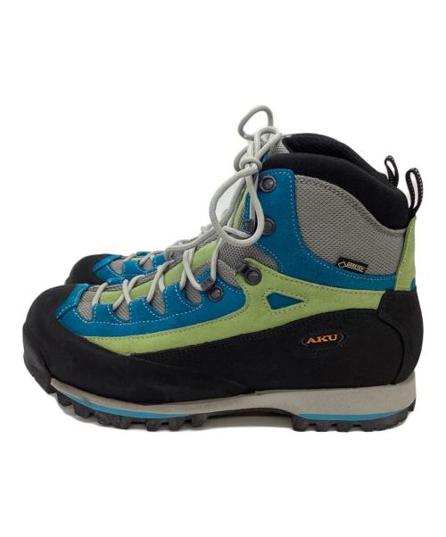 AKU（アク）AKU (アク) トレッキングブーツ グリーン×ブルー サイズ:25.5cmの古着・服飾アイテム