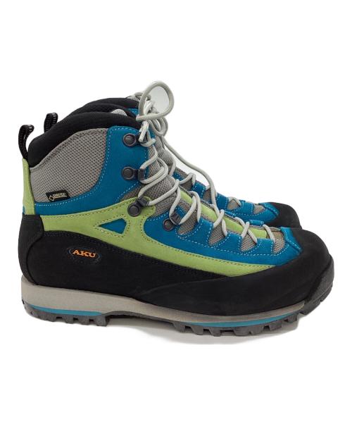 AKU（アク）AKU (アク) トレッキングブーツ グリーン×ブルー サイズ:25.5cmの古着・服飾アイテム