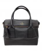 Kate Spadeケイトスペード）の古着「フリンジ2WAYバッグ」｜ブラック