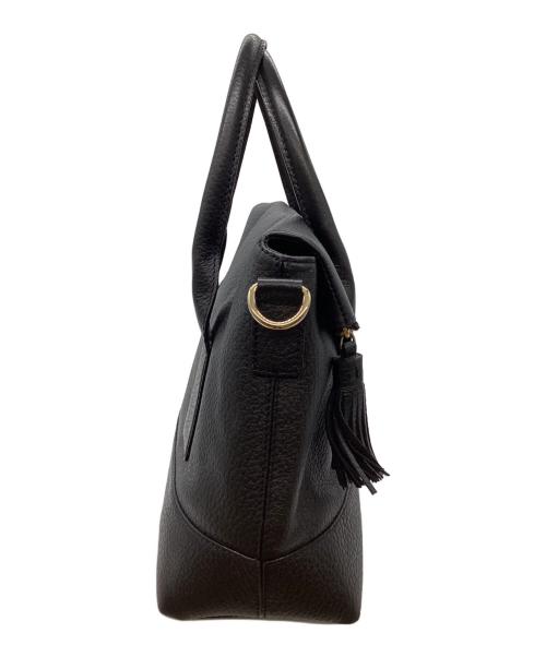 Kate Spade（ケイトスペード）Kate Spade (ケイトスペード) フリンジ2WAYバッグ ブラックの古着・服飾アイテム