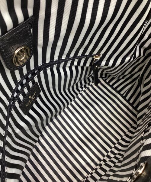 Kate Spade（ケイトスペード）Kate Spade (ケイトスペード) フリンジ2WAYバッグ ブラックの古着・服飾アイテム