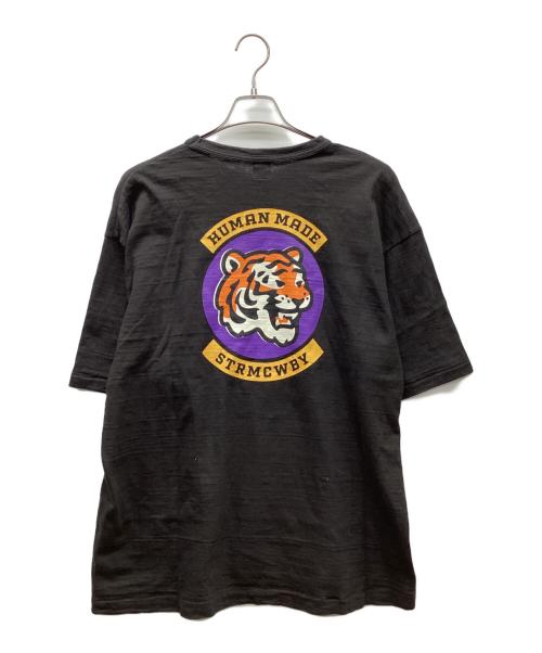HUMAN MADE（ヒューマンメイド）HUMAN MADE (ヒューマンメイド) バックプリント半袖カットソー ブラック サイズ:2XLの古着・服飾アイテム