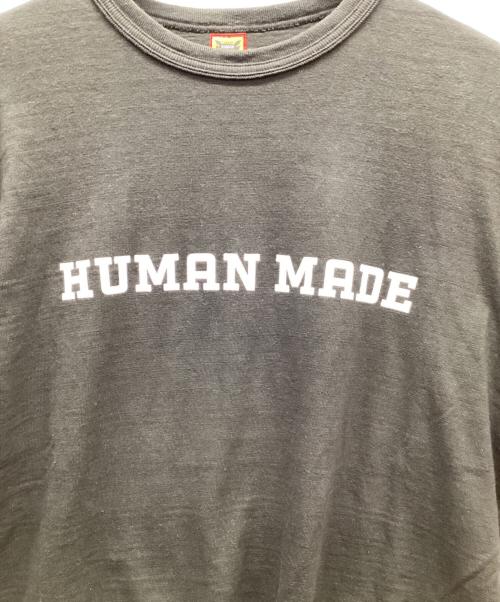 HUMAN MADE（ヒューマンメイド）HUMAN MADE (ヒューマンメイド) バックプリント半袖カットソー ブラック サイズ:2XLの古着・服飾アイテム