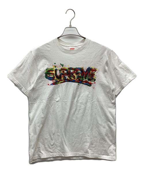SUPREME（シュプリーム）SUPREME (シュプリーム) カラフルロゴ半袖カットソー ホワイト サイズ:Mの古着・服飾アイテム