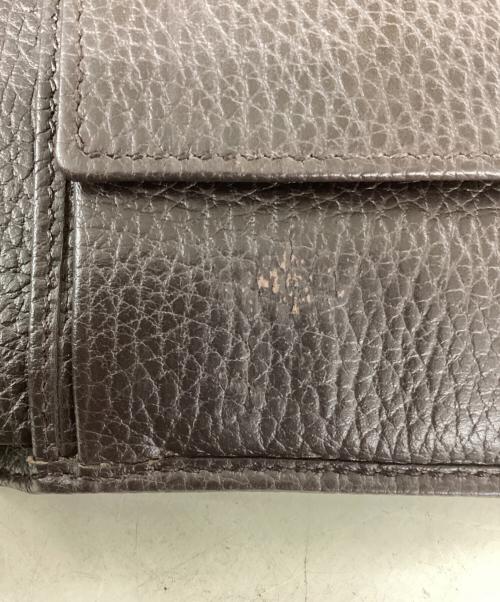 GUCCI（グッチ）GUCCI (グッチ) 2つ折り財布 ブラウンの古着・服飾アイテム