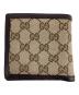 GUCCI (グッチ) 2つ折り財布 ブラウン：10000円