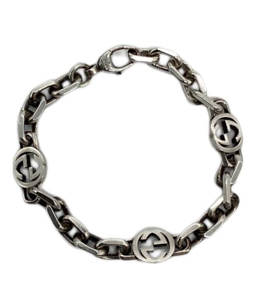 GUCCI（グッチ）GUCCI (グッチ) インターロッキングGブレスレット シルバーの古着・服飾アイテム