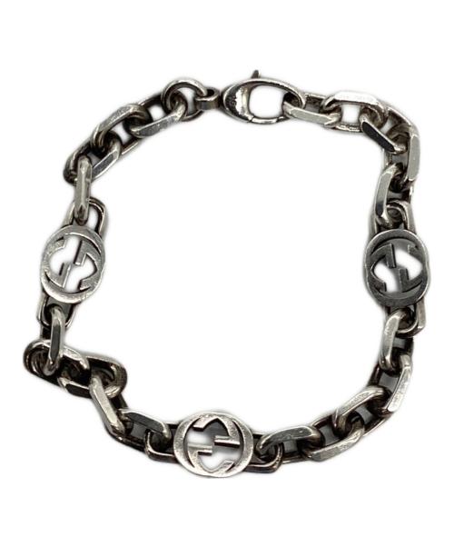 GUCCI（グッチ）GUCCI (グッチ) インターロッキングGブレスレット シルバーの古着・服飾アイテム