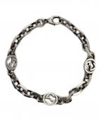 GUCCIグッチ）の古着「インターロッキングGブレスレット」｜シルバー