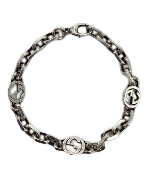 GUCCI（グッチ）GUCCI (グッチ) インターロッキングGブレスレット シルバーの古着・服飾アイテム