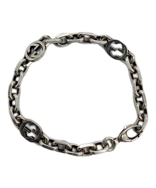 GUCCI（グッチ）GUCCI (グッチ) インターロッキングGブレスレット シルバーの古着・服飾アイテム