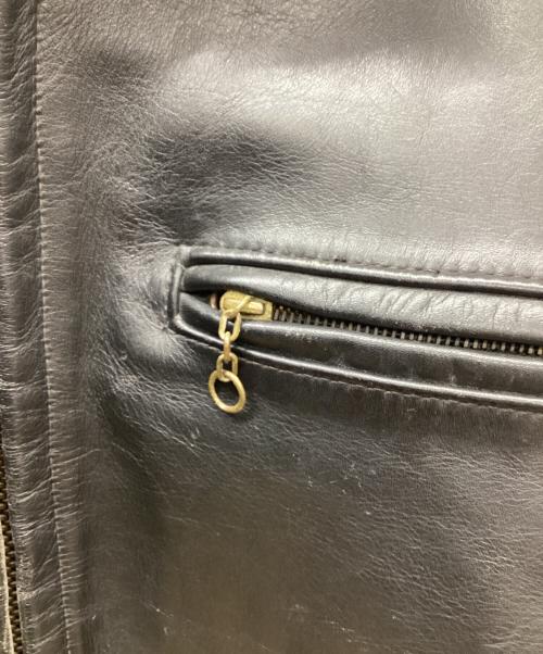 Schott（ショット）Schott (ショット) ライダースジャケット ブラック サイズ:-の古着・服飾アイテム