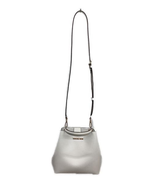 MICHAEL KORS（マイケル・コース）MICHAEL KORS (マイケルコース) ショルダーバッグ ホワイトの古着・服飾アイテム