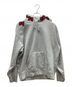 SUPREMEシュプリーム）の古着「Scattered Applique Hooded Sweatshirt 22AW」｜グレー