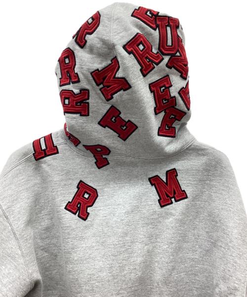 SUPREME（シュプリーム）SUPREME (シュプリーム) Scattered Applique Hooded Sweatshirt 22AW グレー サイズ:Lの古着・服飾アイテム