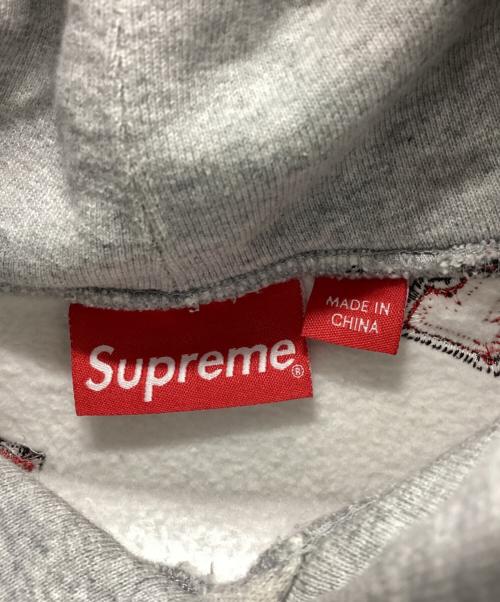 SUPREME（シュプリーム）SUPREME (シュプリーム) Scattered Applique Hooded Sweatshirt 22AW グレー サイズ:Lの古着・服飾アイテム