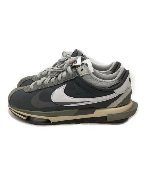 NIKE（ナイキ）NIKE (ナイキ) sacai (サカイ) スニーカー グレー サイズ:28の古着・服飾アイテム
