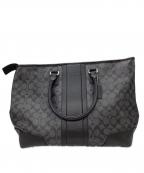 COACHコーチ）の古着「2WAYバッグ」｜グレー×ブラック