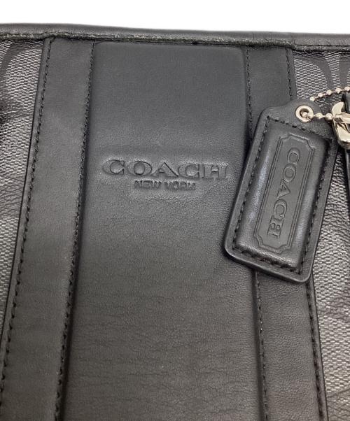 COACH（コーチ）COACH (コーチ) 2WAYバッグ グレー×ブラックの古着・服飾アイテム