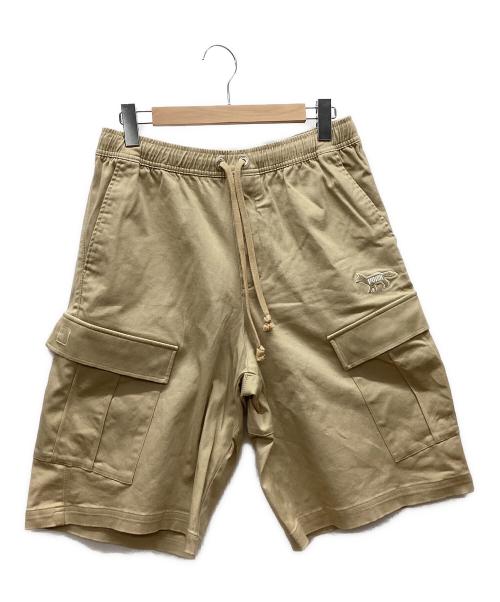 maison kitsune（メゾンキツネ）maison kitsune (メゾンキツネ) PUMA (プーマ) ハーフパンツ ベージュ サイズ:Mの古着・服飾アイテム