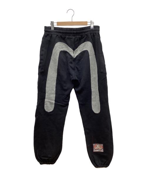 EVISU（エヴィス）EVISU (エヴィス) スウェットパンツ ブラック サイズ:W40の古着・服飾アイテム