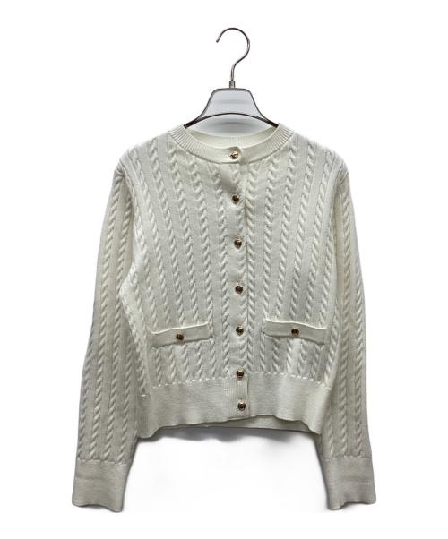 ARPEGE STORY（アルページュストーリー）ARPEGE STORY (アルページュストーリー) ケーブルアンサンブル アイボリー サイズ:Mの古着・服飾アイテム