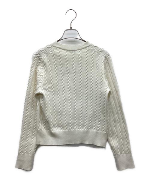 ARPEGE STORY（アルページュストーリー）ARPEGE STORY (アルページュストーリー) ケーブルアンサンブル アイボリー サイズ:Mの古着・服飾アイテム