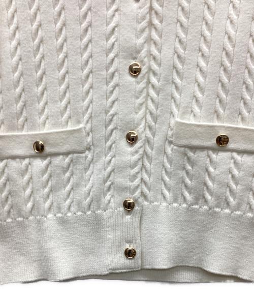 ARPEGE STORY（アルページュストーリー）ARPEGE STORY (アルページュストーリー) ケーブルアンサンブル アイボリー サイズ:Mの古着・服飾アイテム