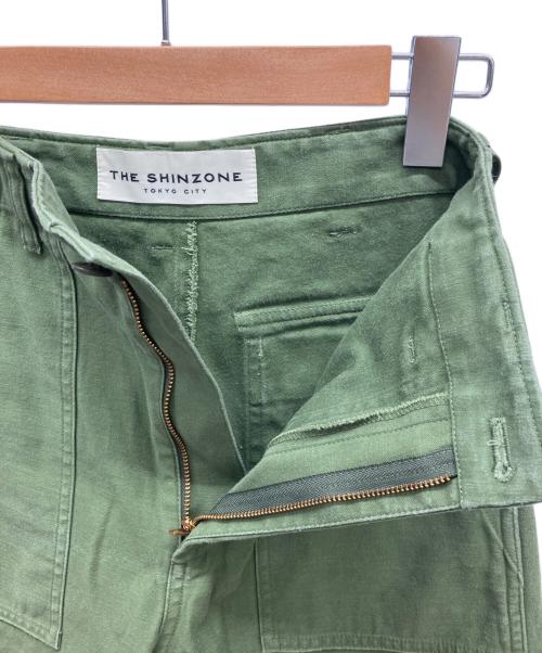 THE SHINZONE（ザ シンゾーン）THE SHINZONE (ザ シンゾーン) ベイカーパンツ グリーン サイズ:32の古着・服飾アイテム