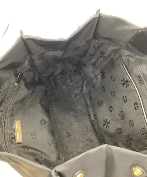 TORY BURCH（トリーバーチ）TORY BURCH (トリーバーチ) ナイロントートバッグ ブラックの古着・服飾アイテム