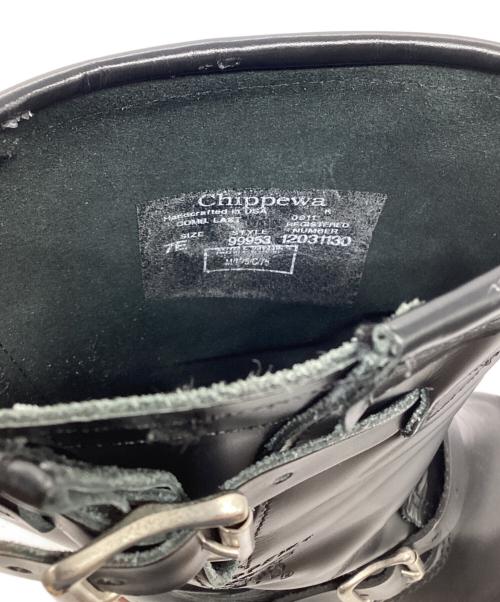 CHIPPEWA（チペワ）CHIPPEWA (チペワ) エンジニアブーツ ブラック サイズ:26cmの古着・服飾アイテム