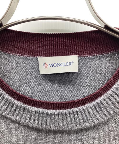 MONCLER（モンクレール）MONCLER (モンクレール) カシミヤニット グレー サイズ:Sの古着・服飾アイテム