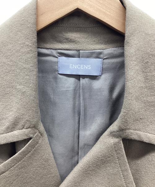 ENCENS（エンソン）ENCENS (エンソン) コート ブラウン サイズ:Lの古着・服飾アイテム