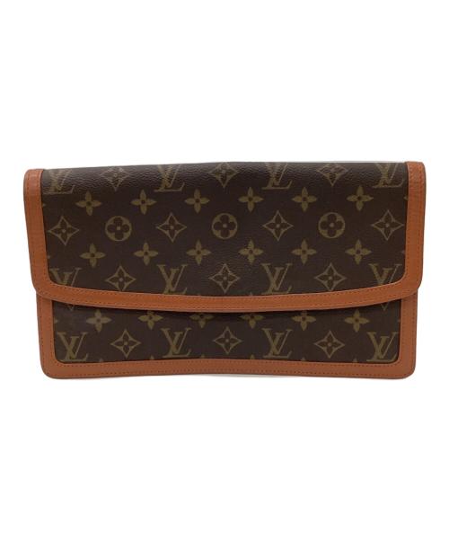 LOUIS VUITTON（ルイ ヴィトン）LOUIS VUITTON (ルイ ヴィトン) クラッチバッグ ブラウンの古着・服飾アイテム