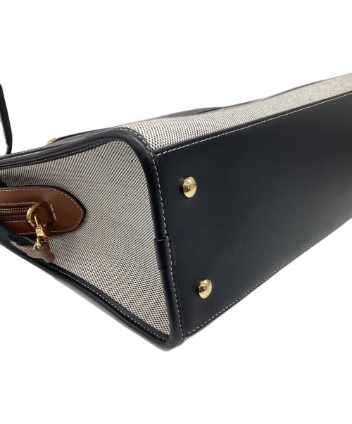 BURBERRY（バーバリー）BURBERRY (バーバリー) 2WAYバッグ グレー×ブラックの古着・服飾アイテム