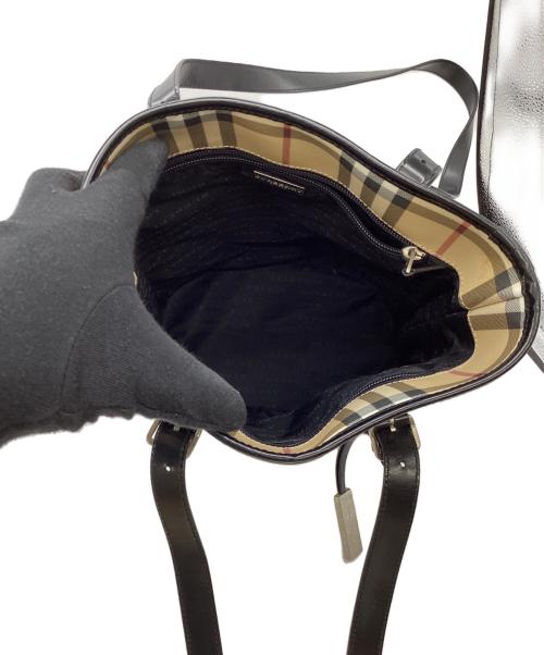 BURBERRY（バーバリー）BURBERRY (バーバリー) バケツ型トートバッグ ベージュの古着・服飾アイテム