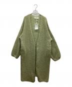 TODAYFULトゥデイフル）の古着「ロングカーディガン」｜黄緑