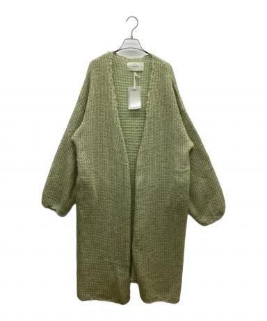 中古・古着通販】TODAYFUL (トゥデイフル) ロングカーディガン 黄緑