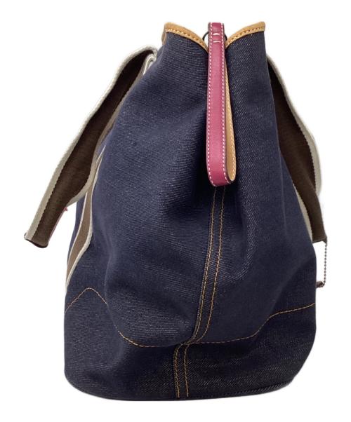 COACH（コーチ）COACH (コーチ) ハンドバッグ インディゴの古着・服飾アイテム